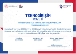 Teknogirişim Rozeti belgesi — T.C. Sanayi ve Teknoloji Bakanlığı