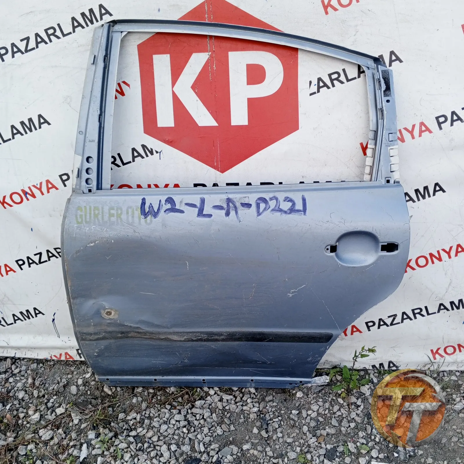VOLKSWAGEN PASSAT B5 SOL ARKA KAPI W2-L-A-0221