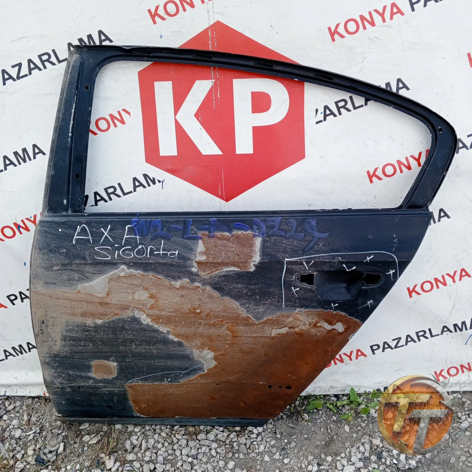 VOLKSWAGEN PASSAT B6 SOL ARKA KAPI W2-L-A-0229