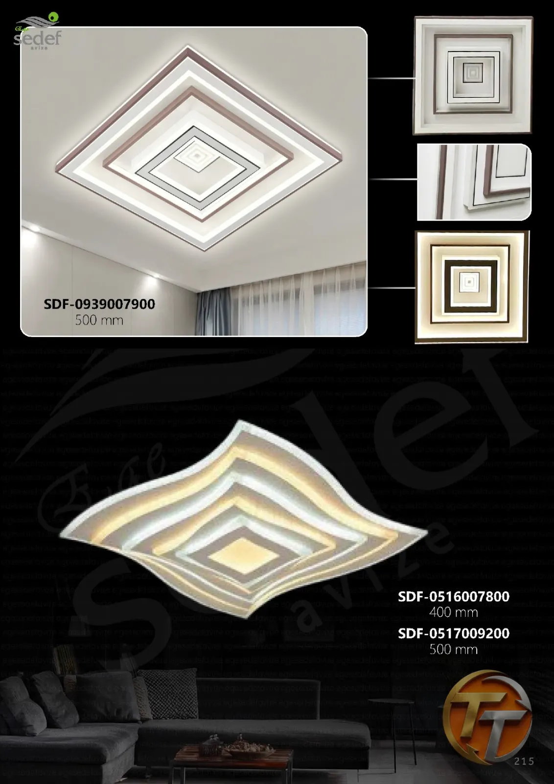 Sedef Avize SDF-0517009200 500 mm