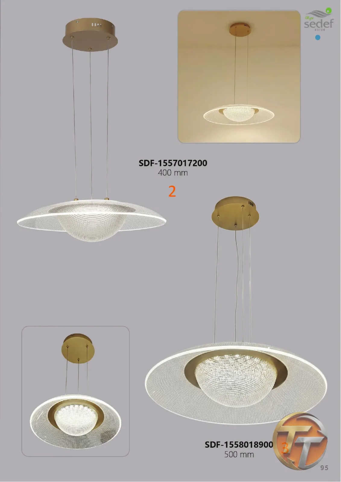Sedef Avize SDF-1558018900 500 mm