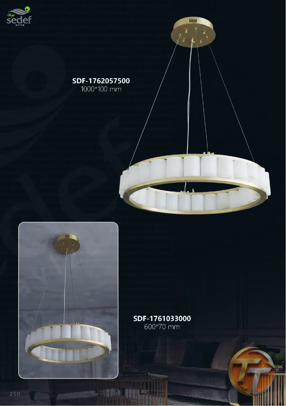 Sedef Avize SDF-1761033000 600*70 mm