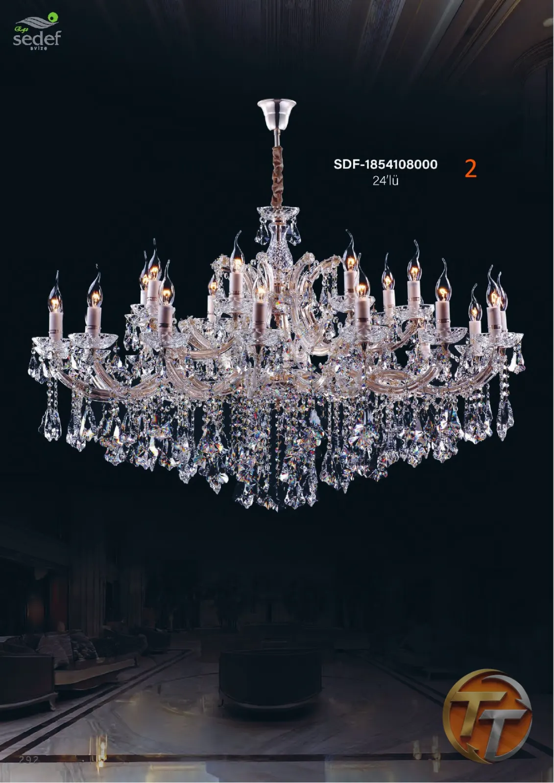 Sedef Avize SDF-1854108000 24'lü