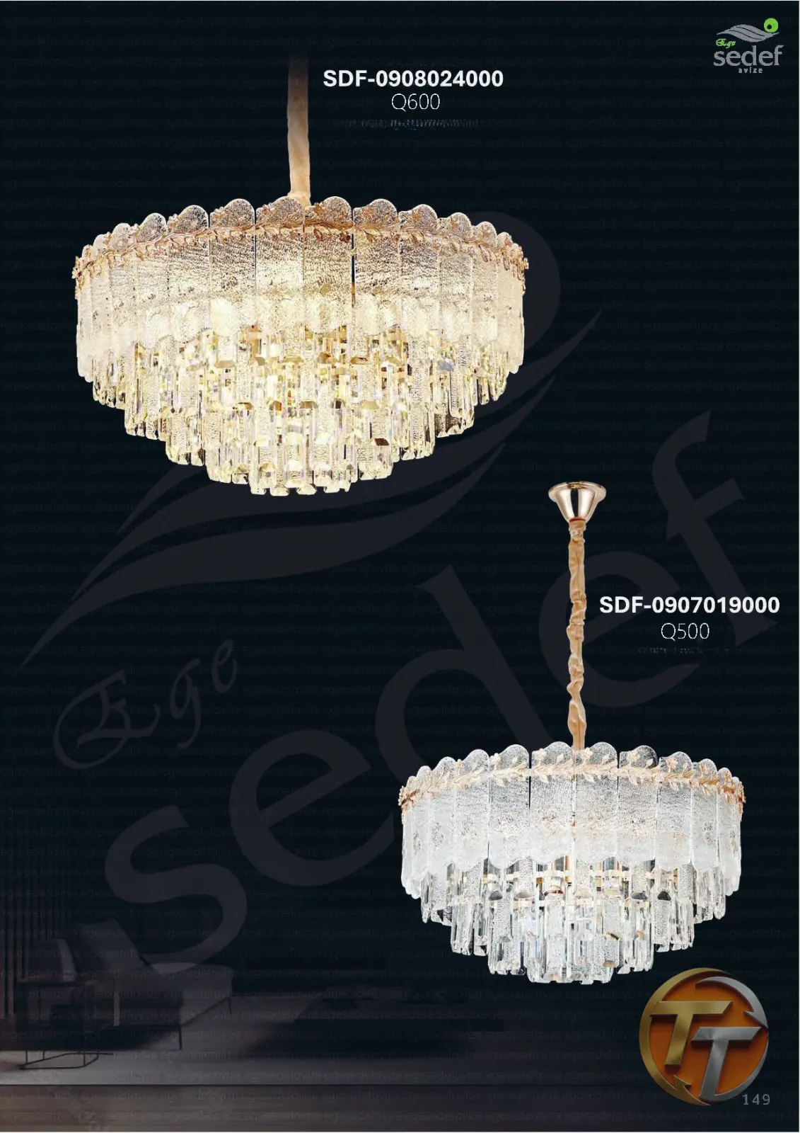 Sedef Avize SDF-0908024000 Ø600
