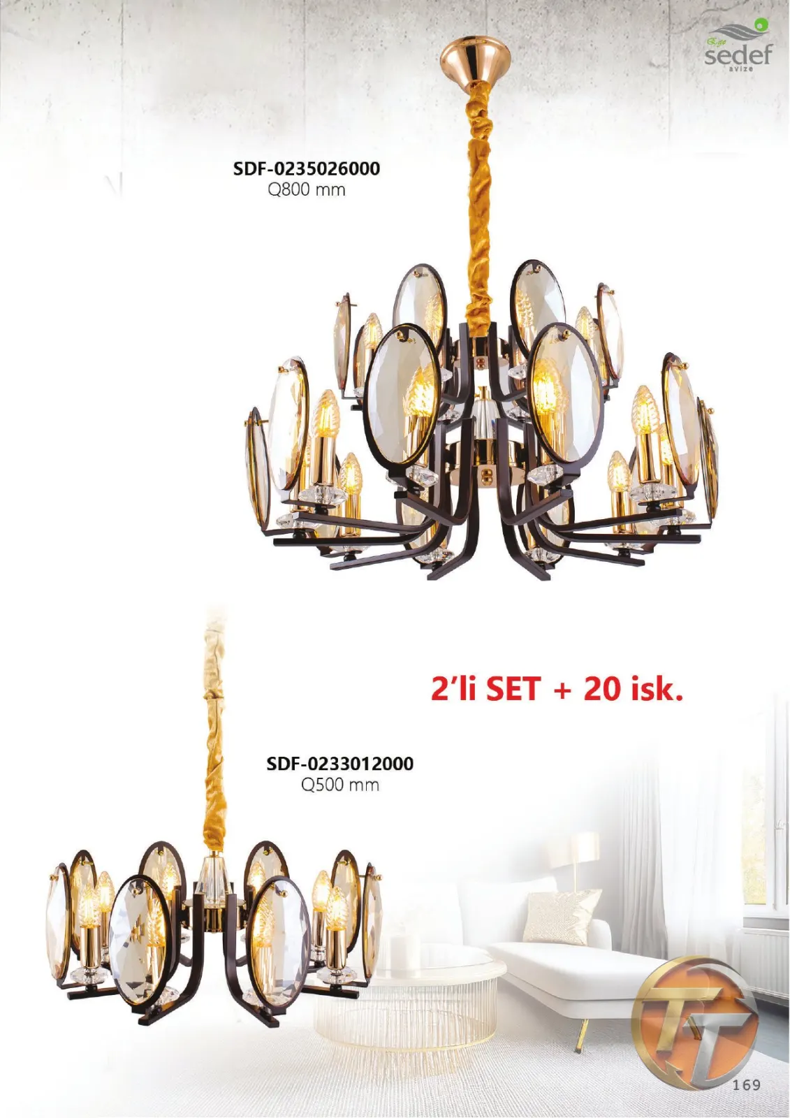 Sedef Avize SDF-0235026000 Ø800 mm