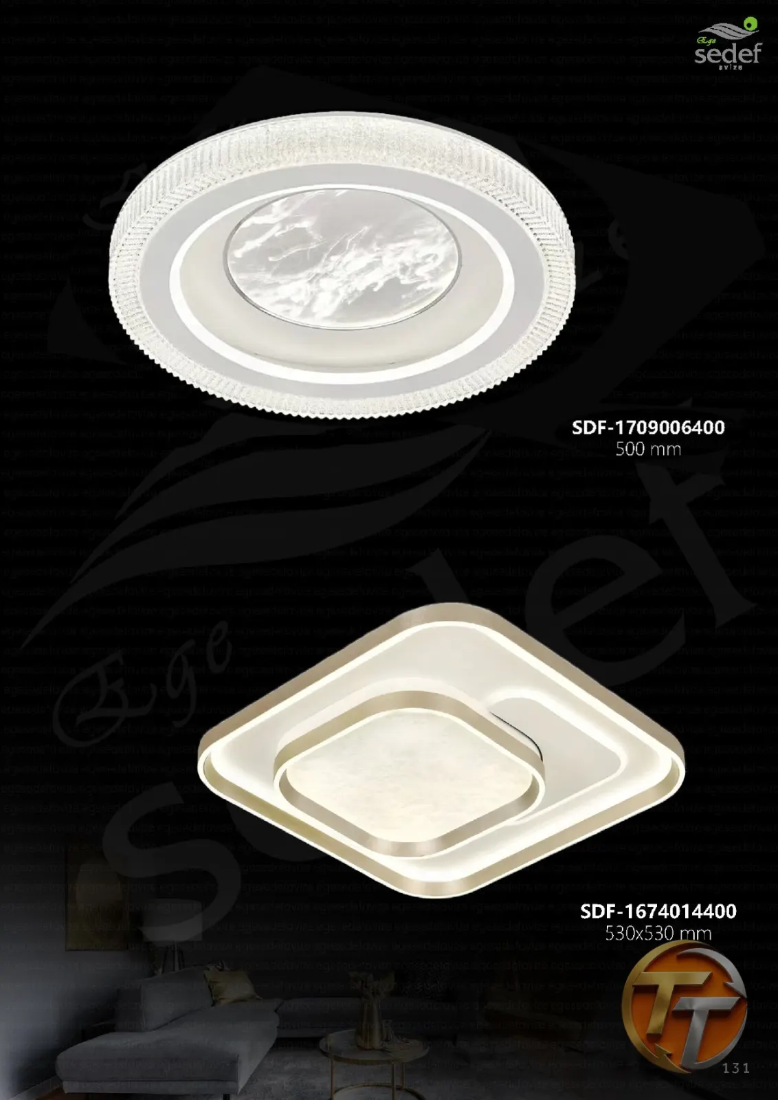 Sedef Avize SDF-1674014400 530x530 mm