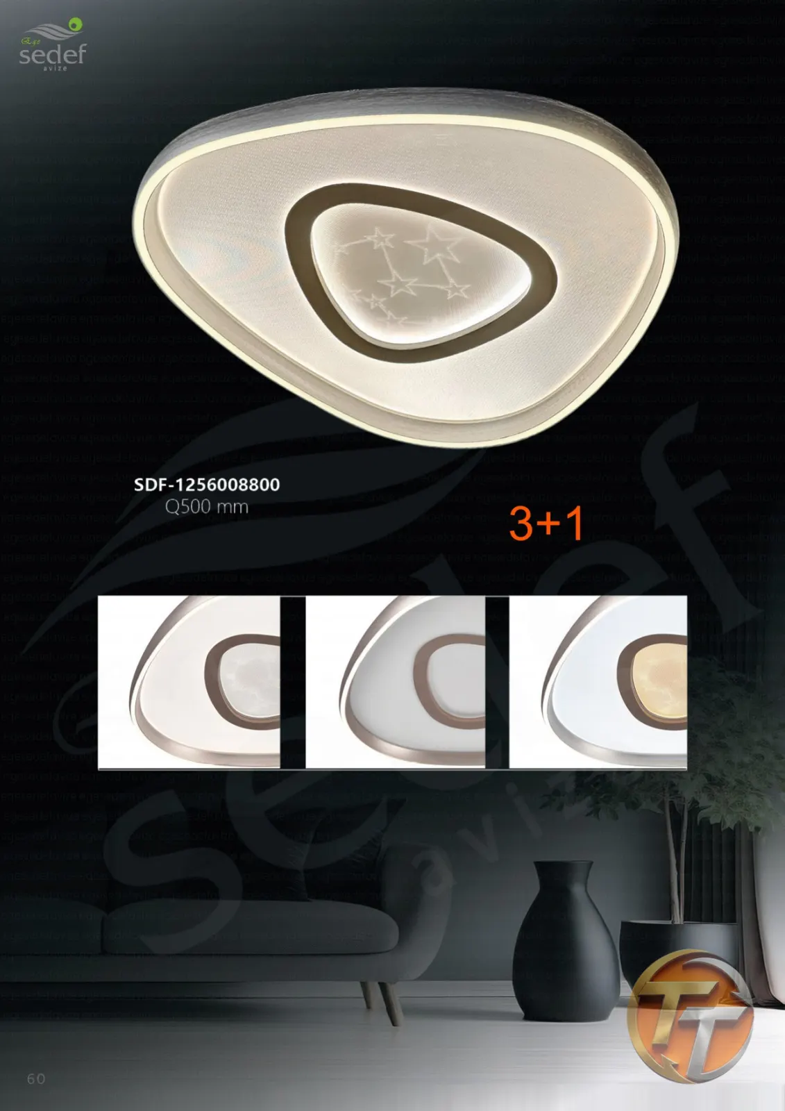 Sedef Avize SDF-1256008800 Ø500 mm