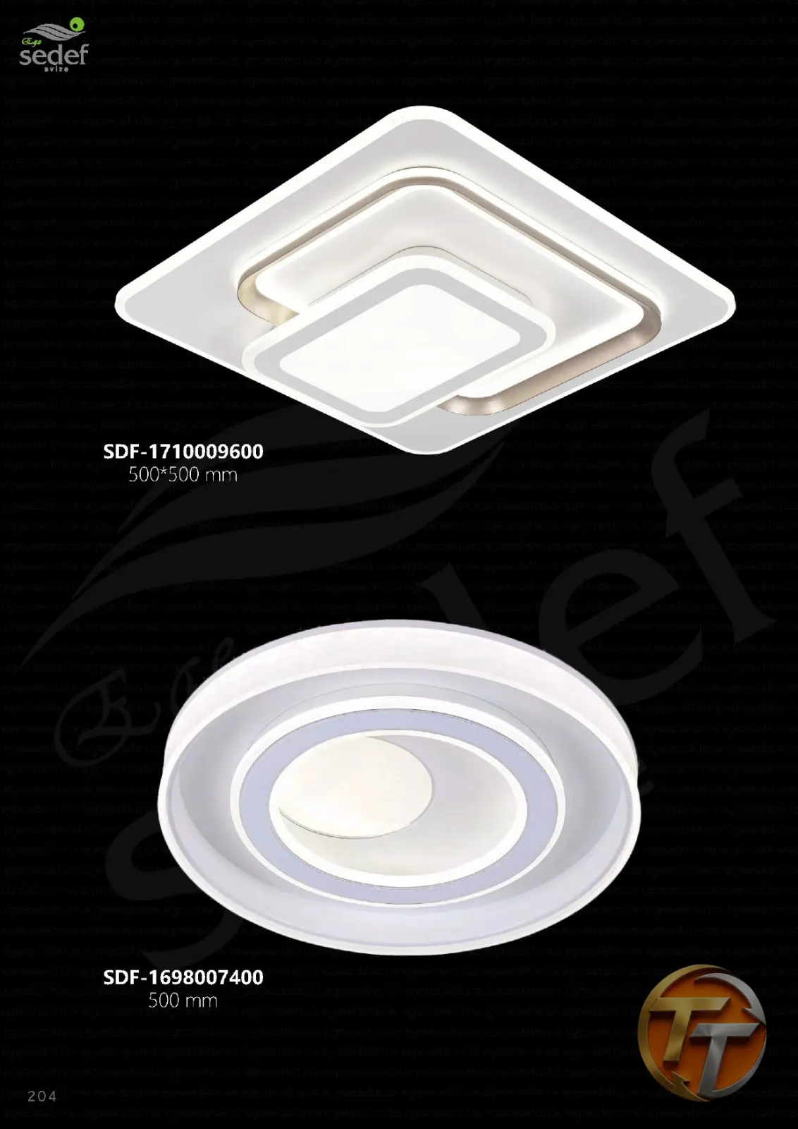 Sedef Avize SDF-1710009600 500*500 mm