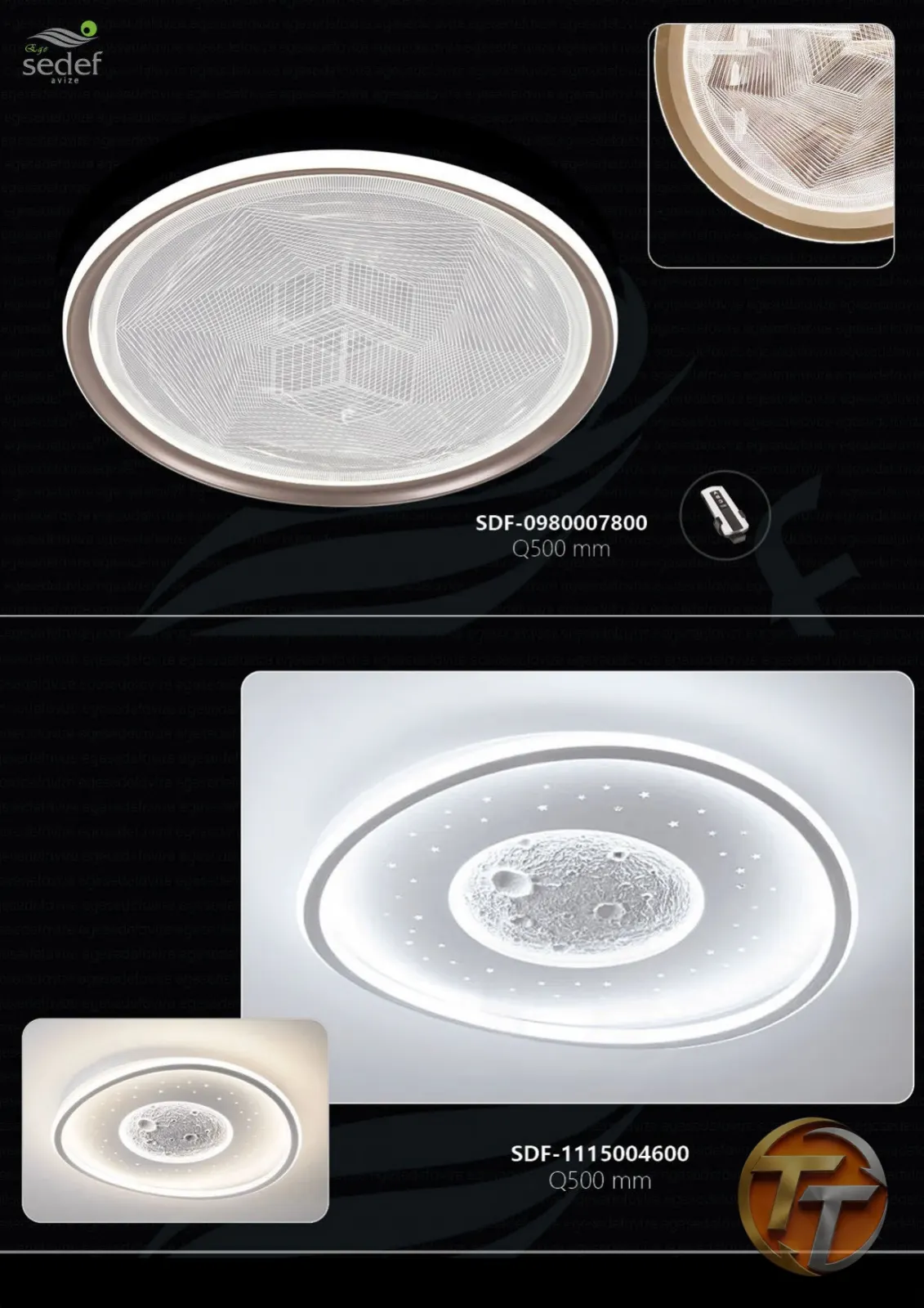 Sedef Avize SDF-0980007800 Ø500 mm