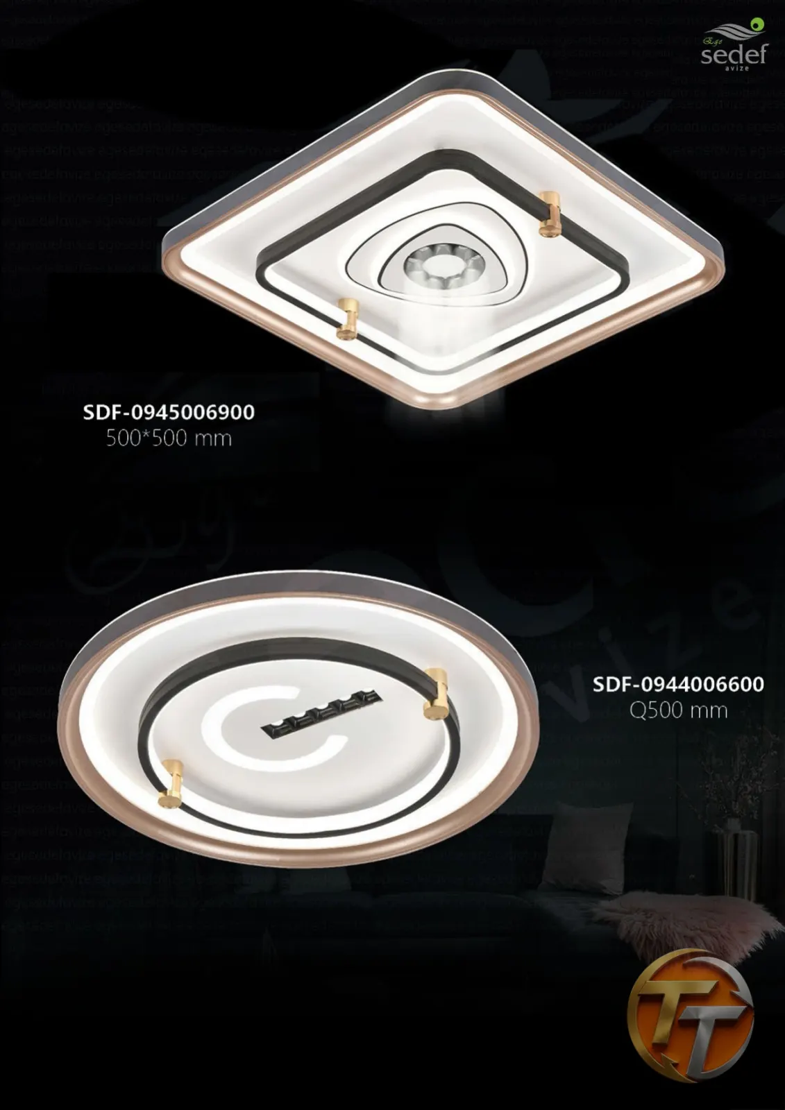 Sedef Avize SDF-0944006600 Ø500 mm