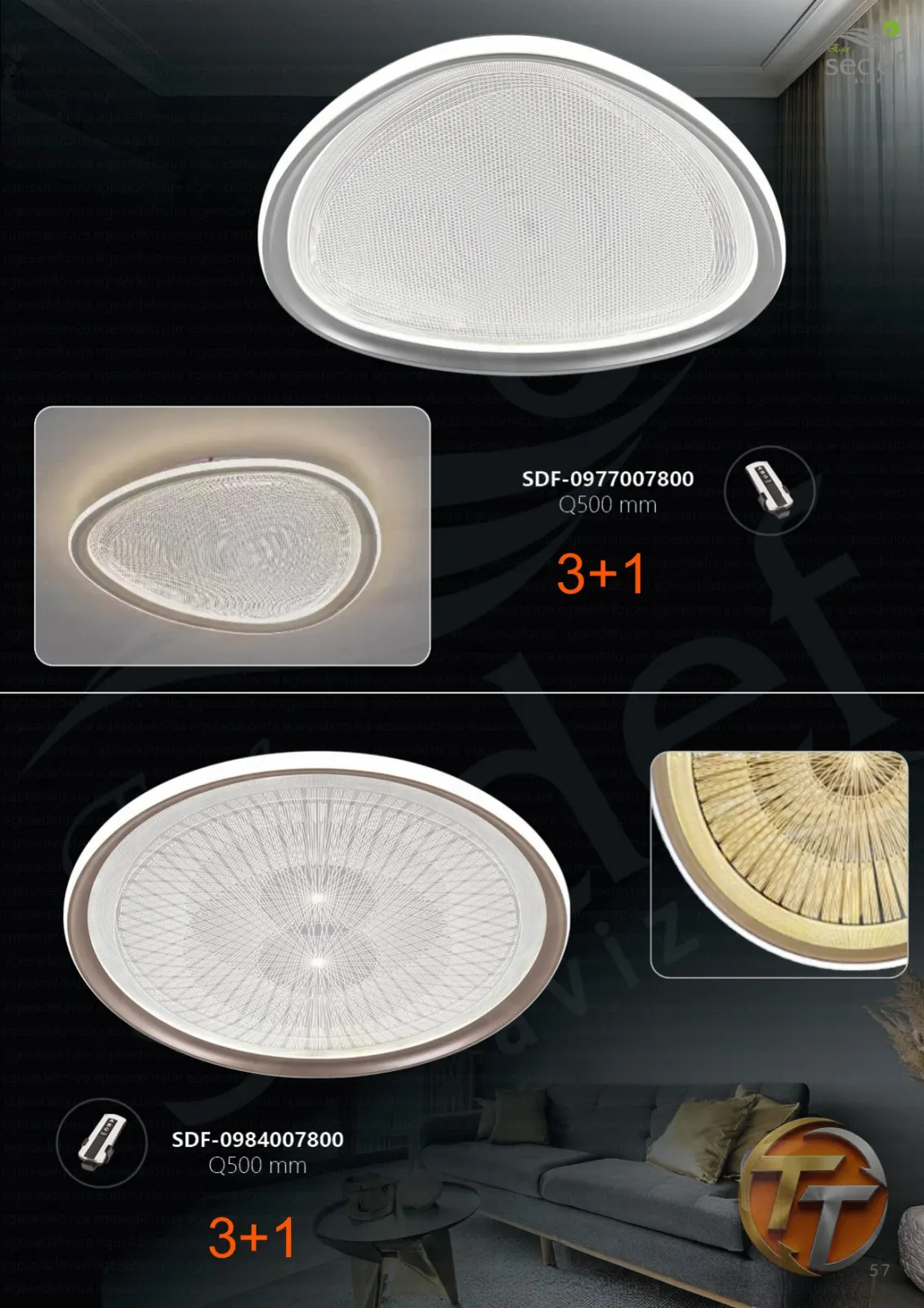 Sedef Avize SDF-0984007800 Ø500 mm