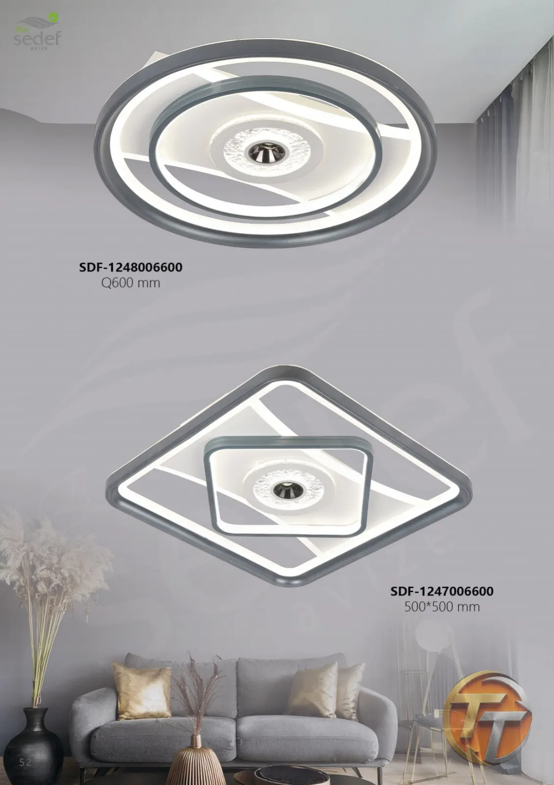 Sedef Avize SDF-1248006600 Ø600 mm