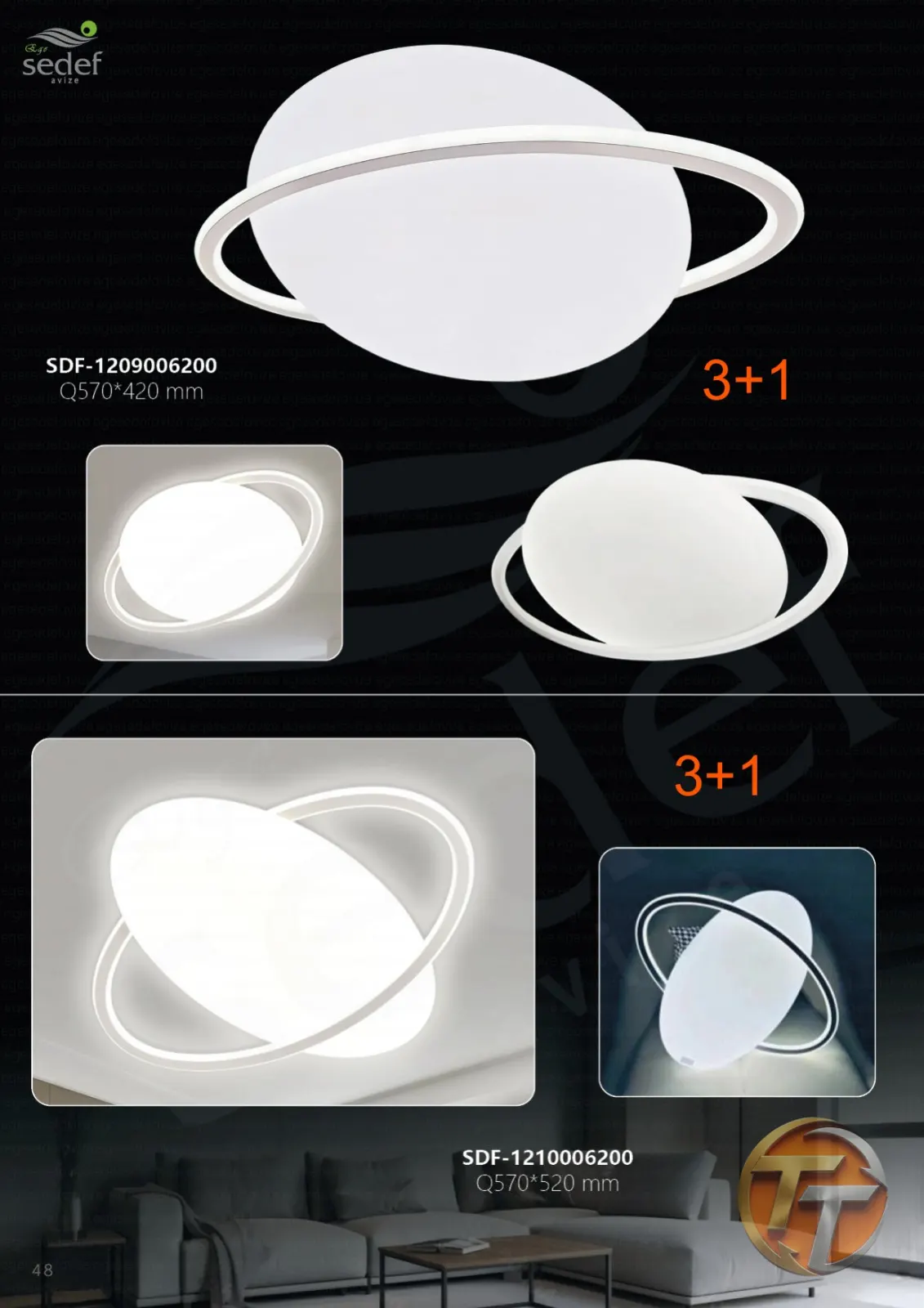 Sedef Avize SDF-1209006200 Ø570*420 mm