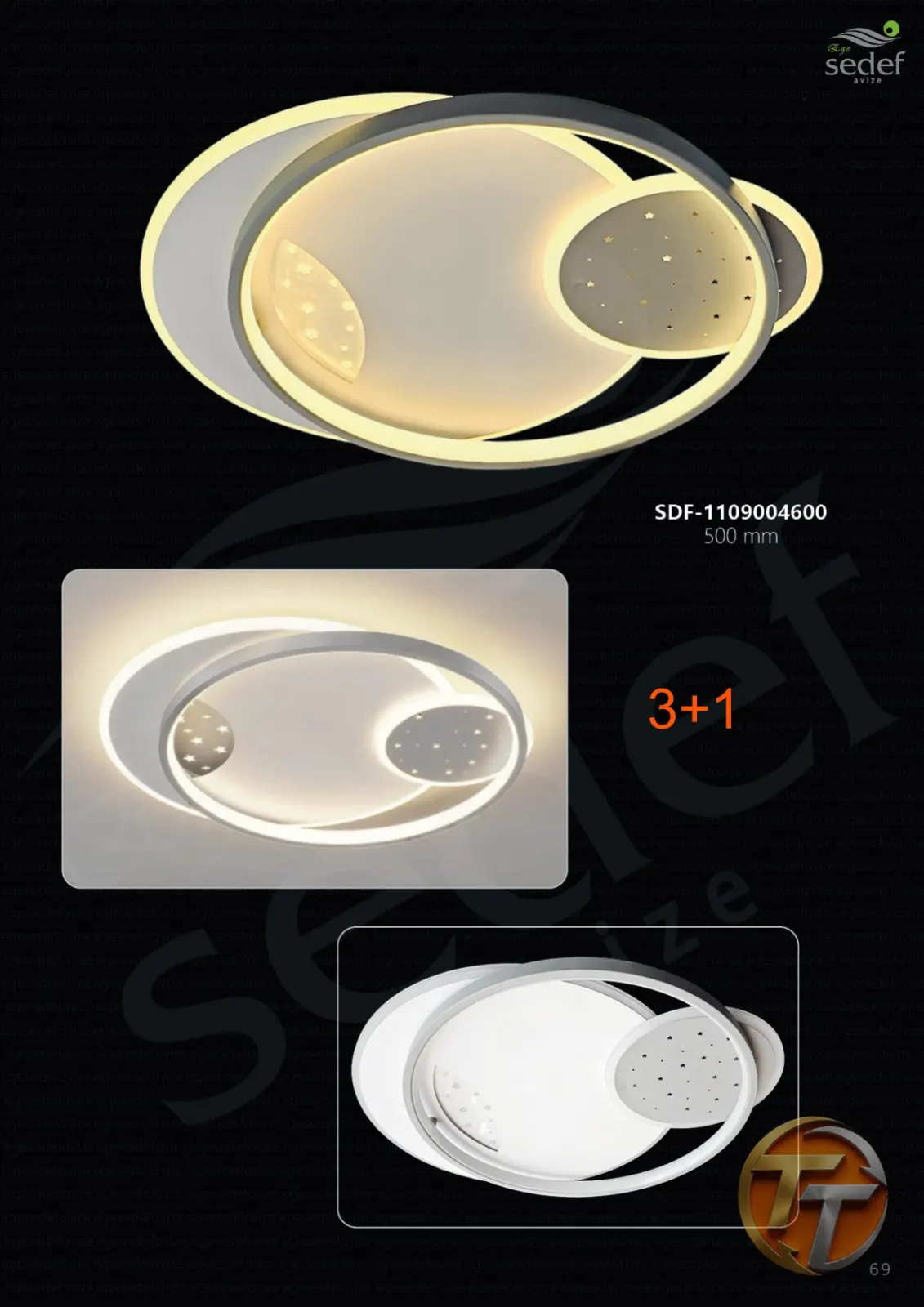 Sedef Avize SDF-1109004600 500 mm