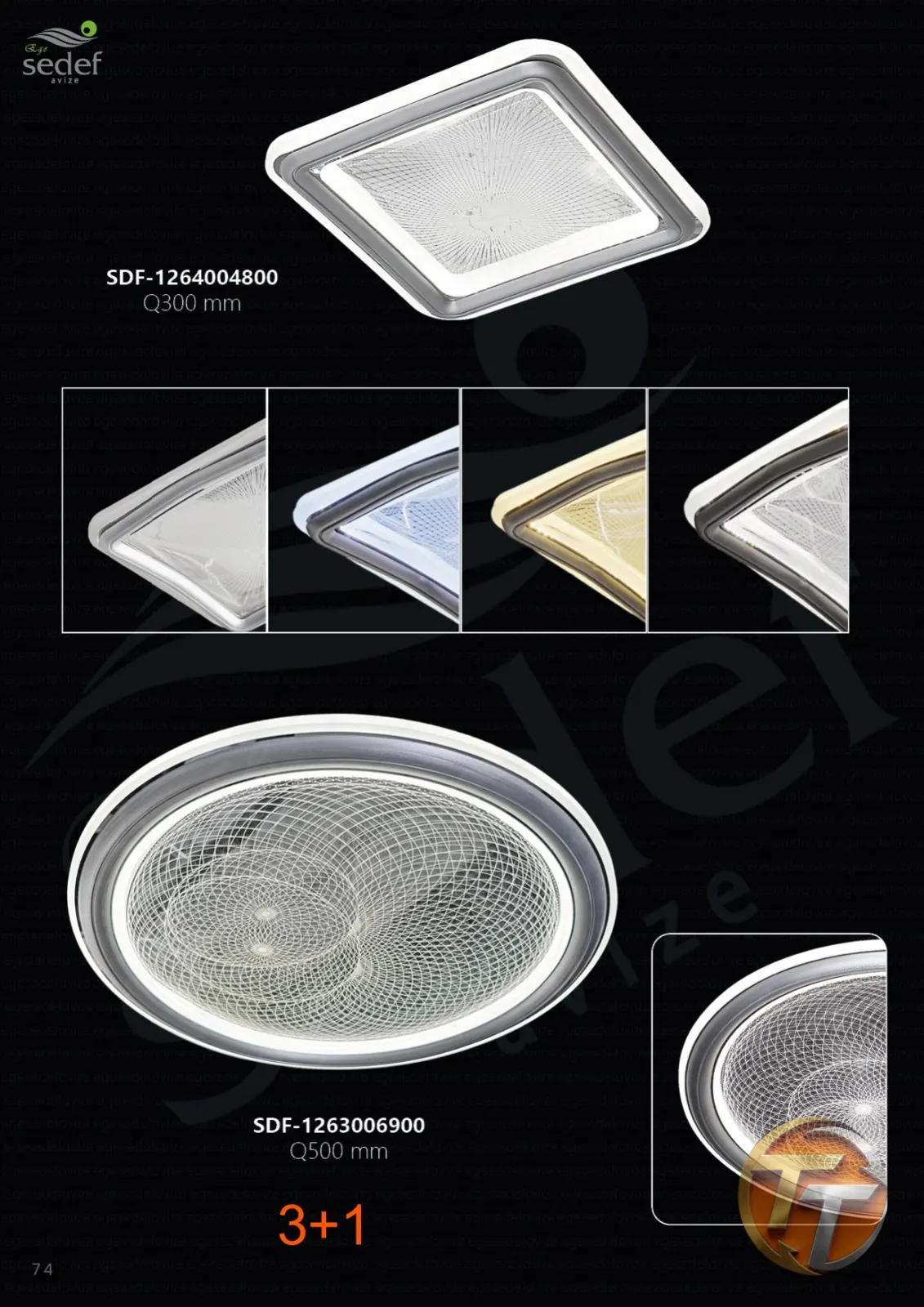 Sedef Avize SDF-1263006900 Ø500 mm