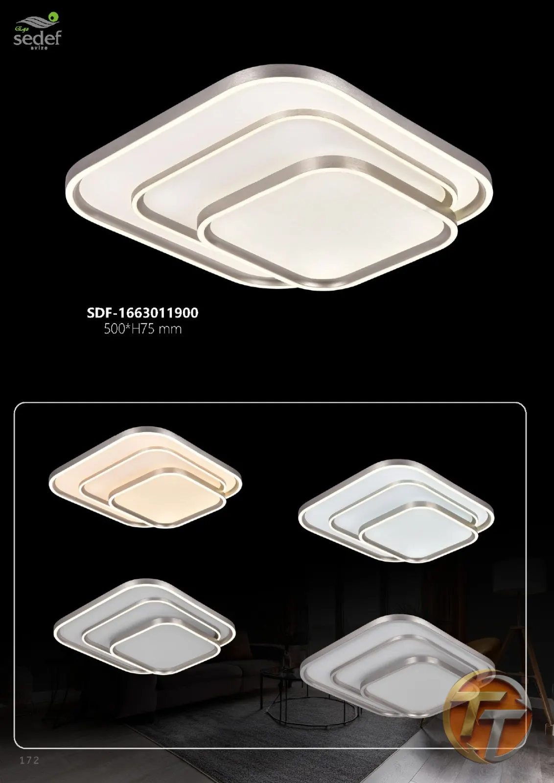 Sedef Avize SDF-1663011900 500*H75 mm