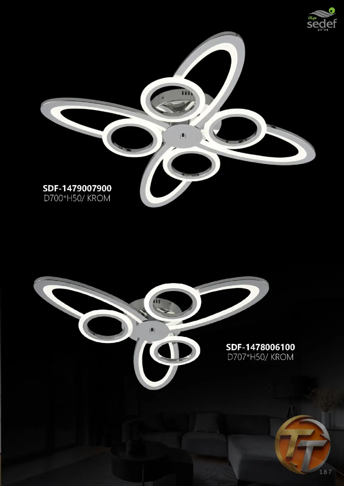 Sedef Avize SDF-1479007900 D700*H50/ KROM