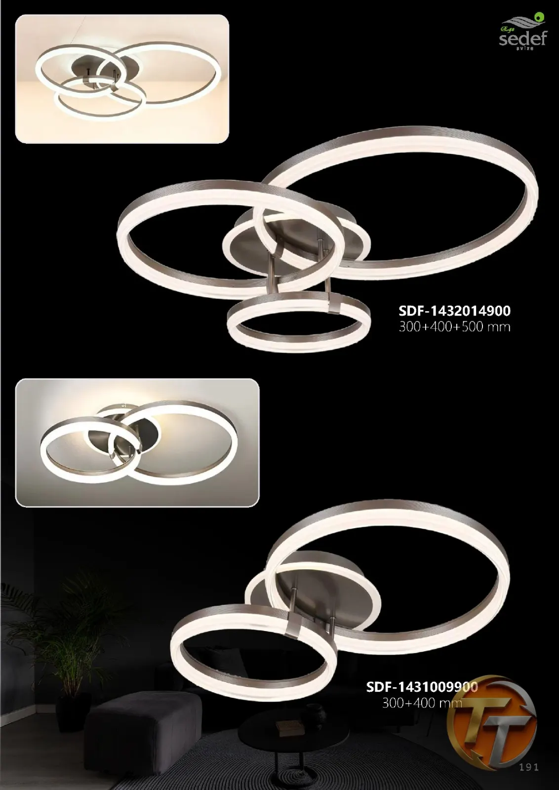Sedef Avize SDF-1431009900 300+400 mm