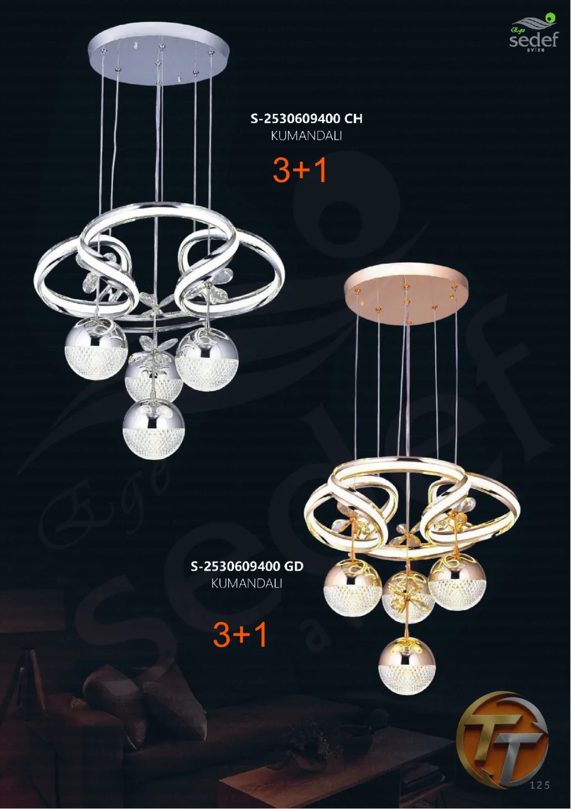 Sedef Avize S-2530609400 CH KUMANDALI