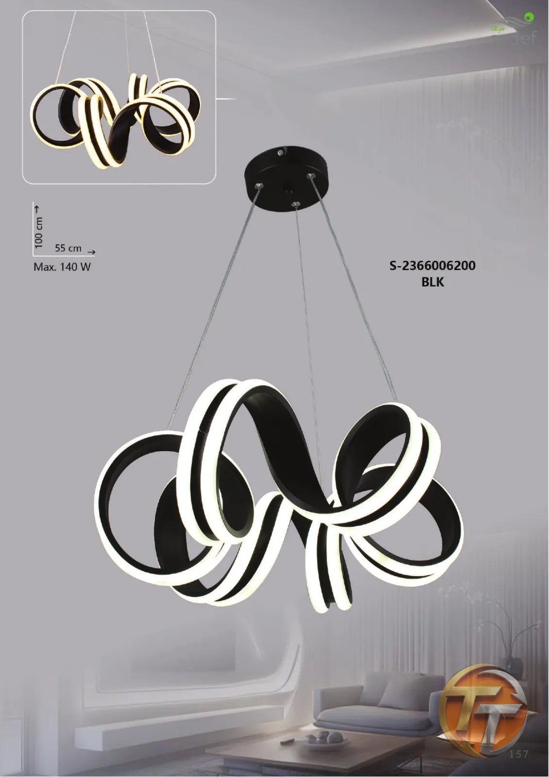 Sedef Avize S-2366006200 BLK