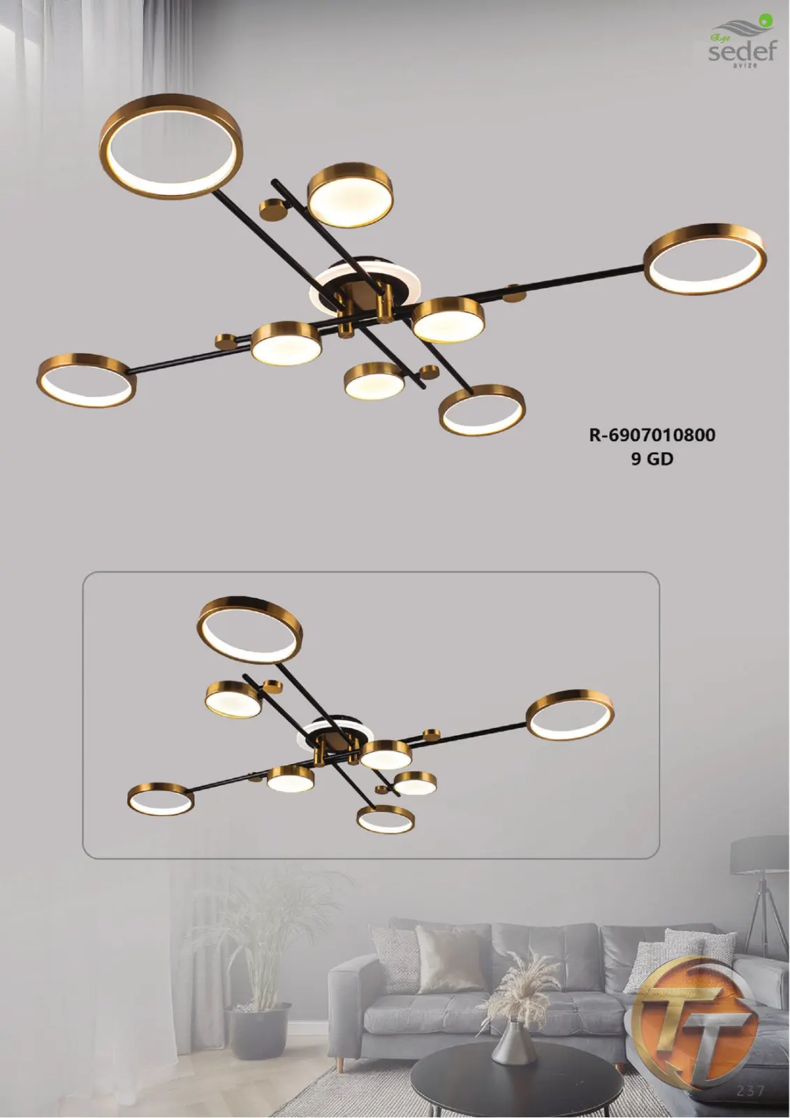 Sedef Avize R-6907010800 9 GD