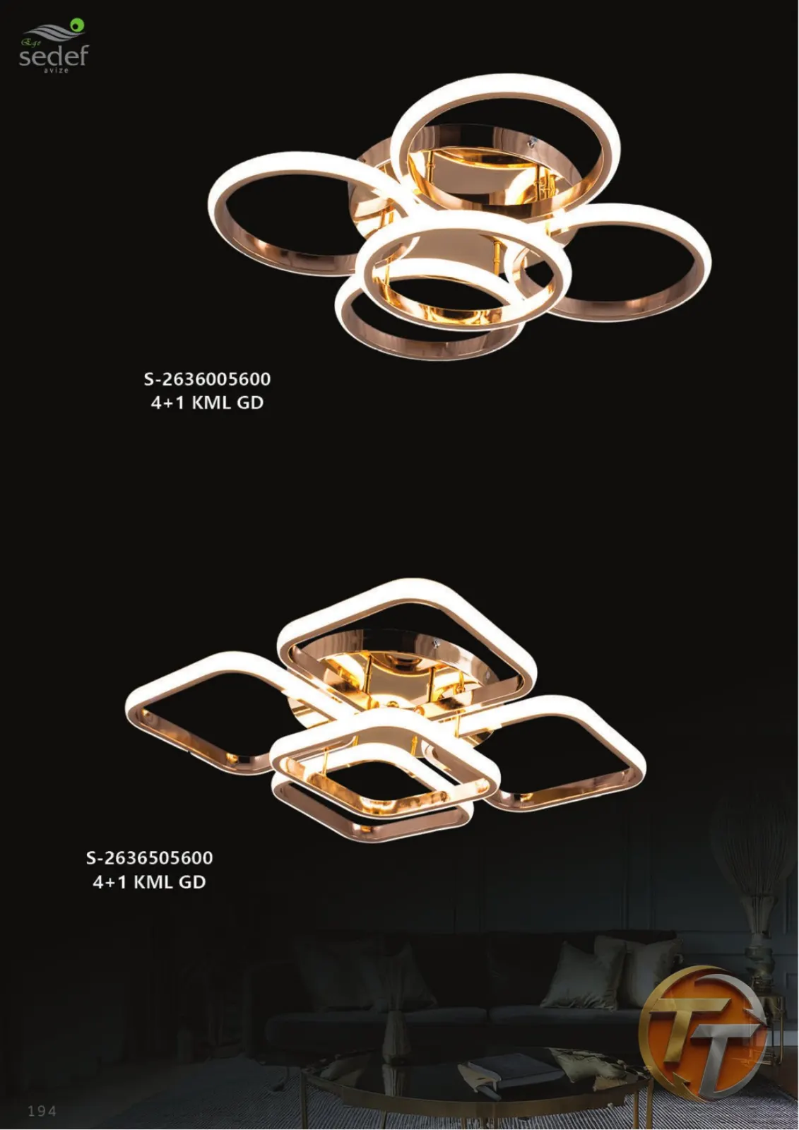 Sedef Avize S-2636005600 4+1 KML GD
