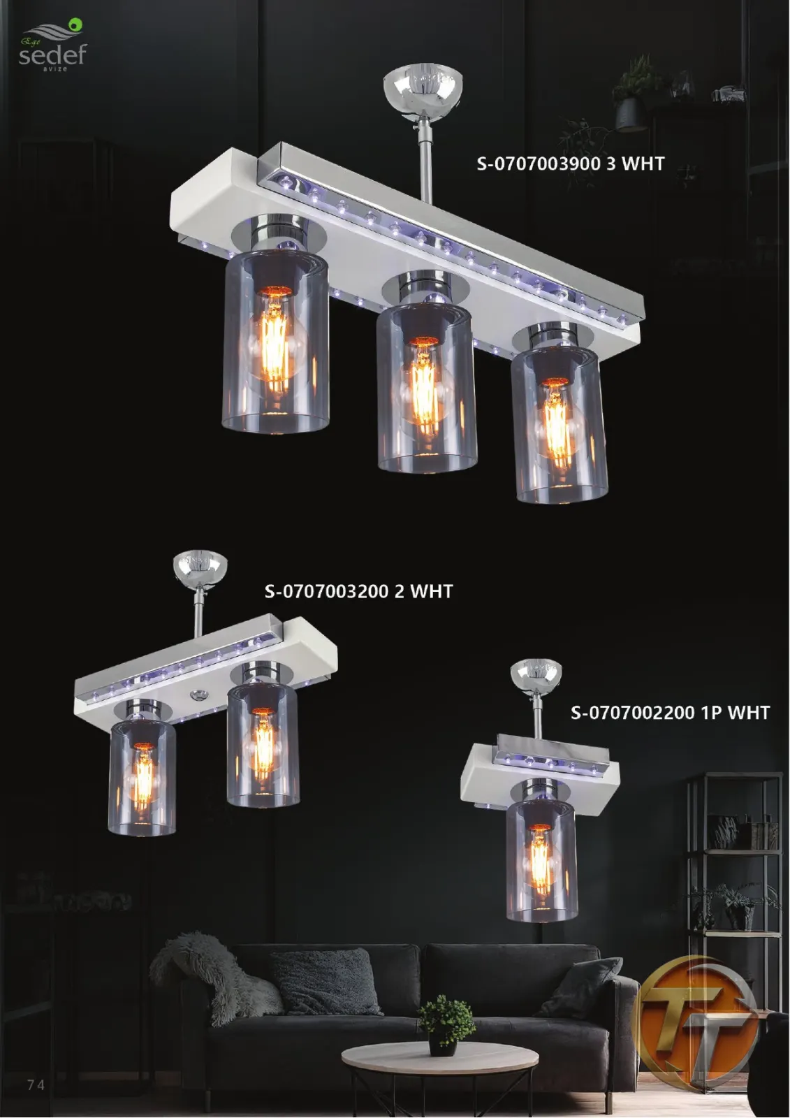 Sedef Avize S-0707003900 3 WHT