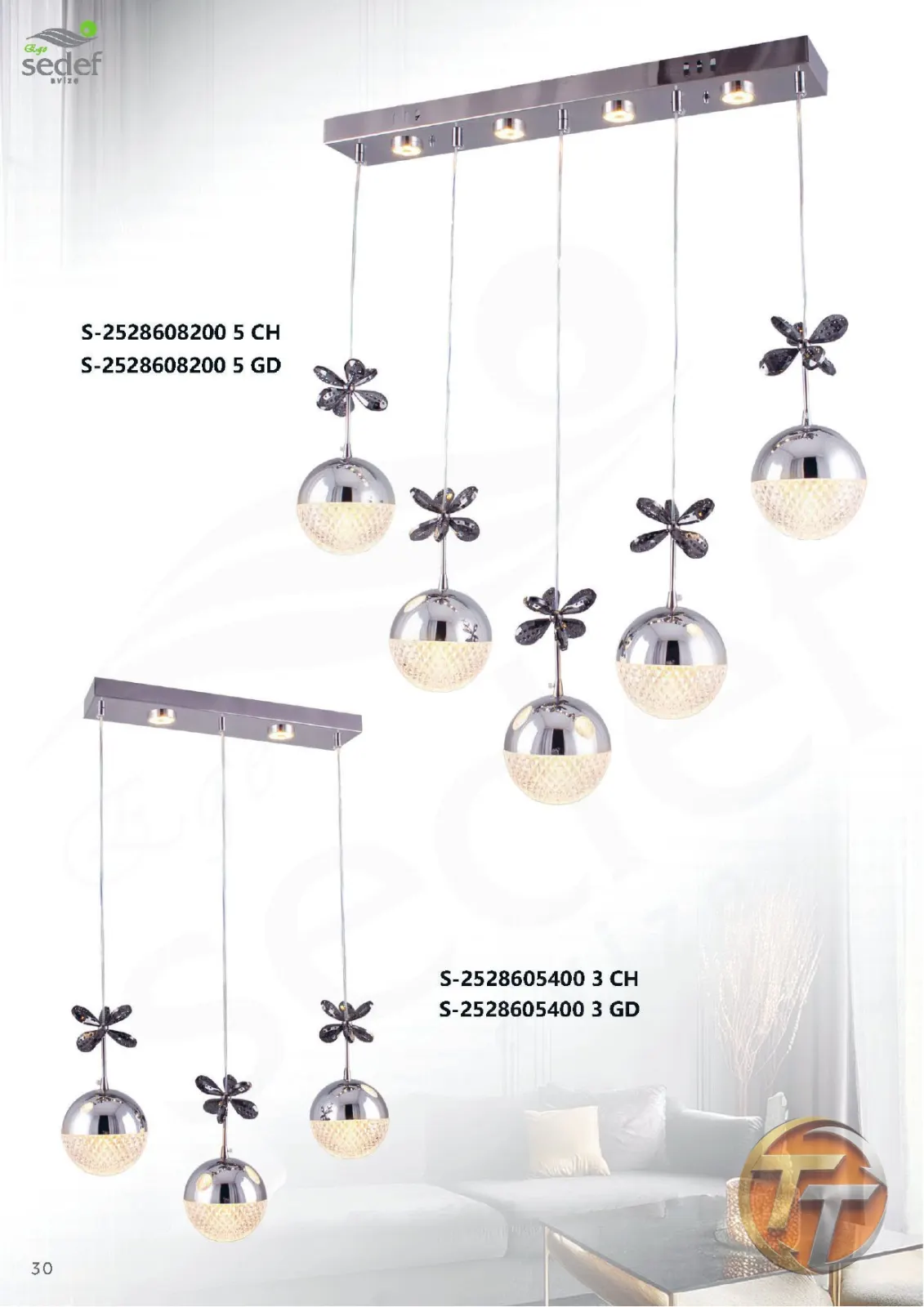 Sedef Avize S-2528608200 5 CH