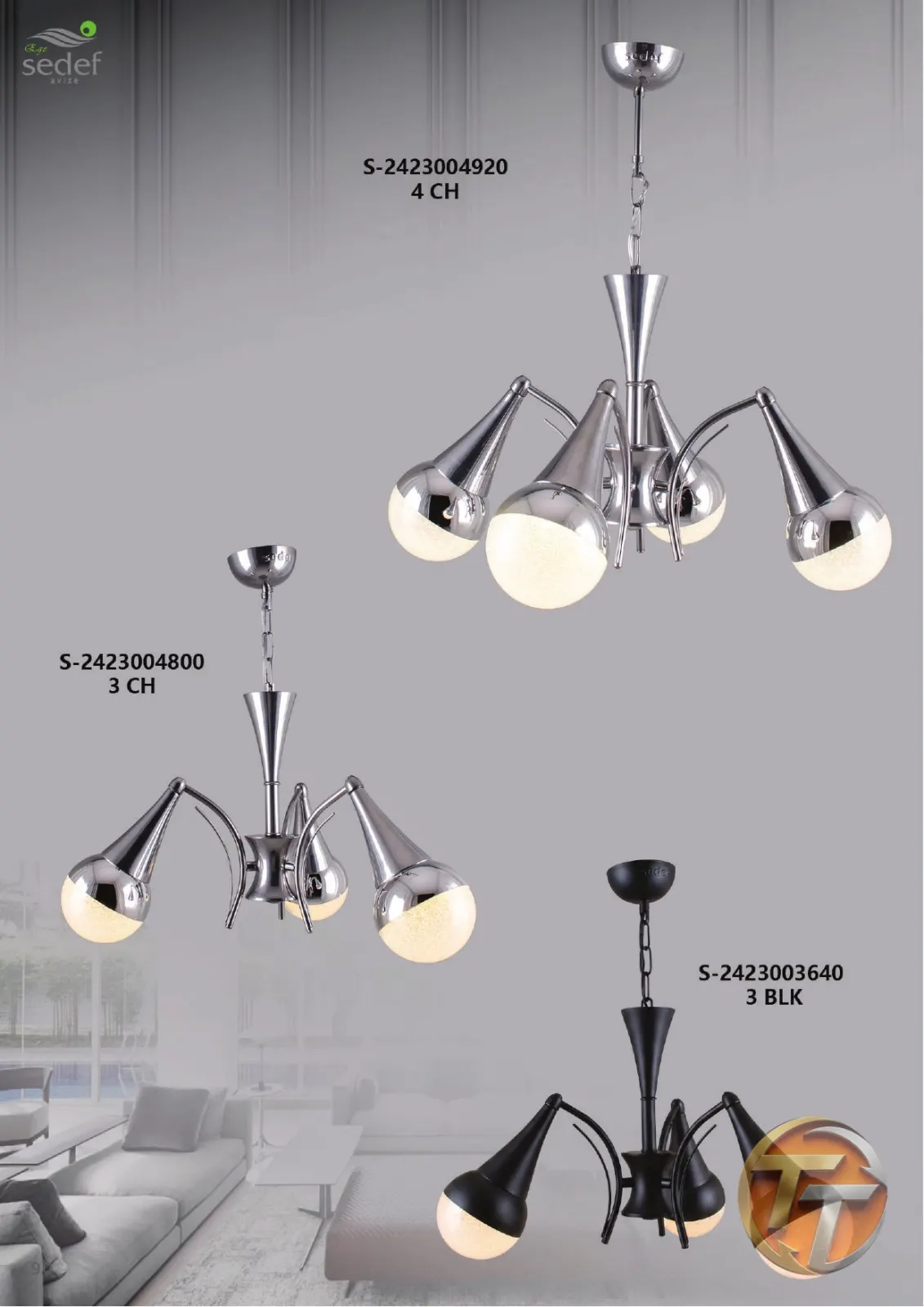 Sedef Avize S-2423004920 4 CH