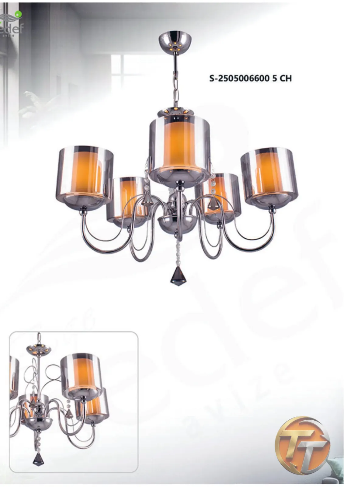 Sedef Avize S-2505006600 5 CH
