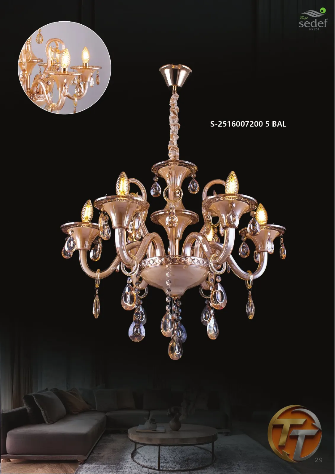 Sedef Avize S-2516007200 5 BAL