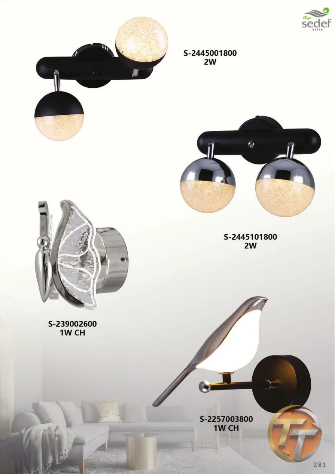 Sedef Avize S-2445001800 2W