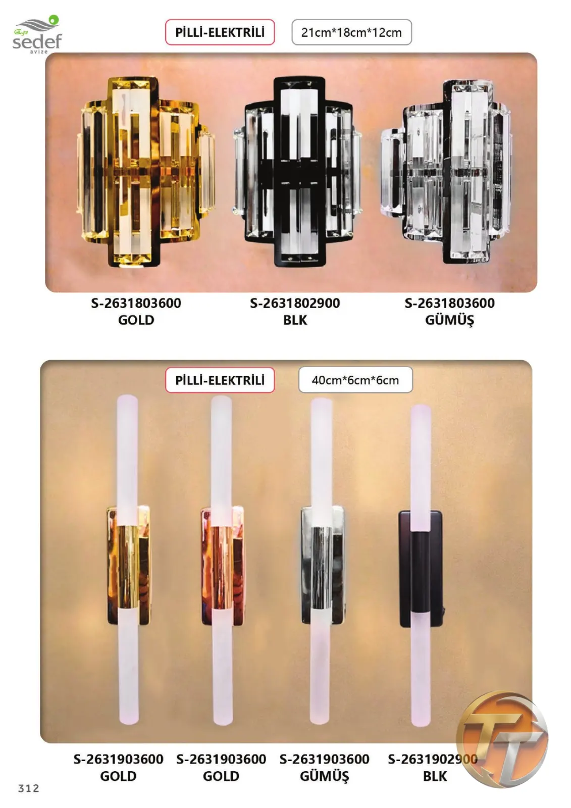 Sedef Avize S-2631903600 GOLD GOLD