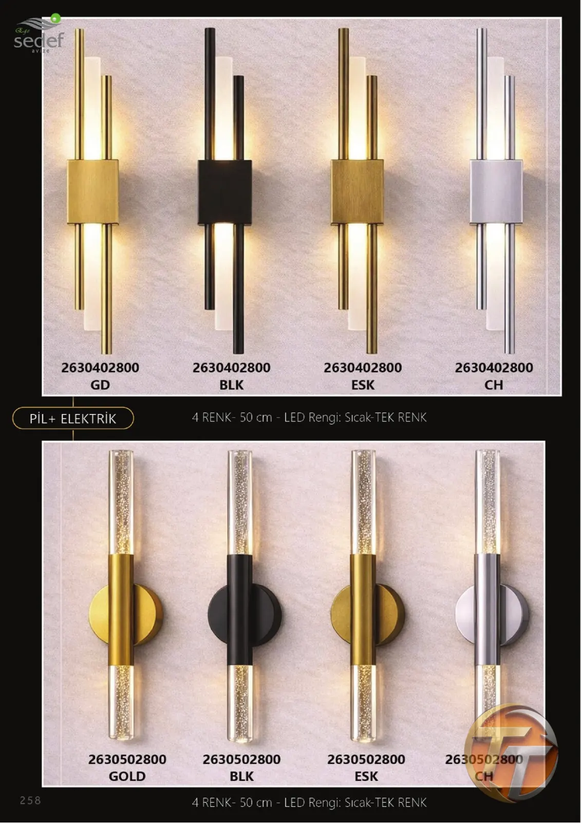 Sedef Avize 2630502800 GOLD