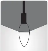 Panasonic Viko PANASONIC LED E14 4,9W 470LM 4000K LDCCH05WG3T4