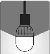 Panasonic Viko PANASONIC E27 TORCH LED LAMP 23W 2650LM 6500K LDTCH23DG1R7