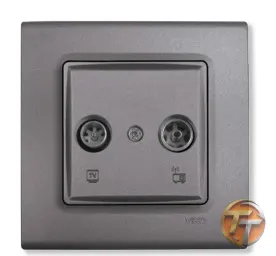 Panasonic Viko Uydu Prizi F Konnektörlü Geçişli (10dB) 9044X097