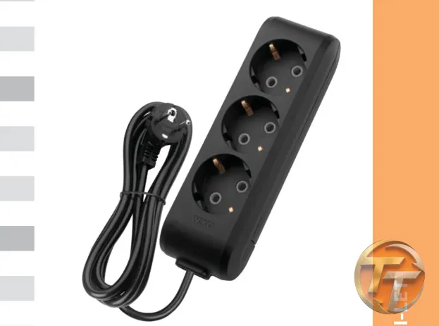 Panasonic Viko Multi-let Üçlü Priz Anahtarlı Topraklı Kablolu Ç. K. - 2 Metre 901X7302