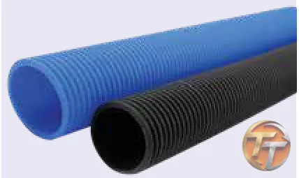 Zeybek 110 mm Koruge Boru (Manşon Dahil) Mavi ZB.KB.110