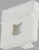 Zeybek 45x45 mm Ups Topraklı Priz ZB.PK.06