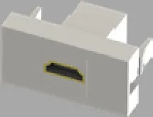 Zeybek 45X22,5 mm USB Dişi Giriş Çıkışlı ZB.PK.10