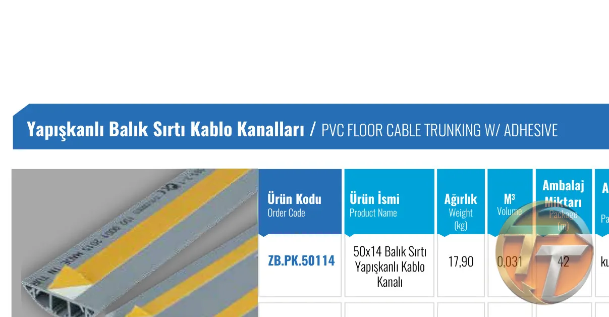 Zeybek Yapışkanlı Kablo ZB.PK.50114