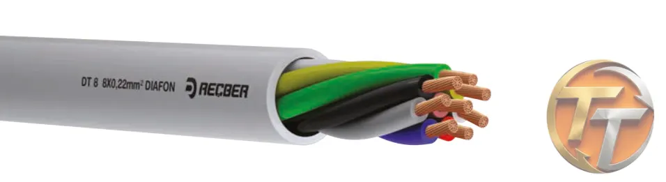 Reçber Kablo Alarm Kablosu 6x0,22mm2 (Kalaylı) 901052