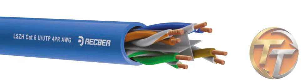 Reçber Kablo SL500 S/F26 Stranded LSZH Category 6A S/FTP 4PR AWG26/7 506178