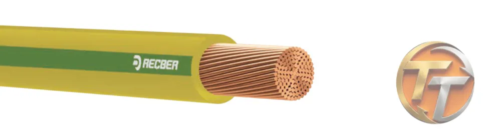 Reçber Kablo H05Z1-K 0,75mm2 Yeşil 116118