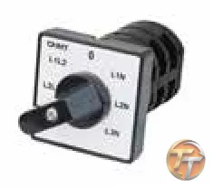 Chint Pako Şalterler CSL Serisi 7 Pozisyon Voltmetre Şalteri CSL-3P020A07V 3 0-L1N-L2N-L3N-L1L2-L2L3-L1L3 20 500496