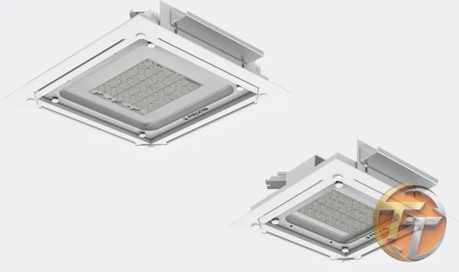 Pedaş Leo 90W Sıva Altı LED Kanopi 3320-222-00