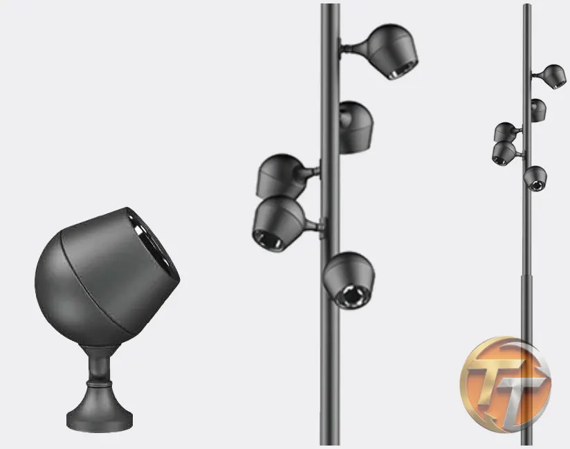 Pedaş Baruuk 4x20W Park Bahçe LED 5107-331-00