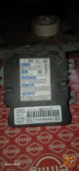 Honda Parça adı: Airbag / Hava Yastığı Kontrol Beyni Oem kodu: 77960-TFK-D010-M4 Uyumlu araç modelleri: Honda Jazz: [2008 – 2015]