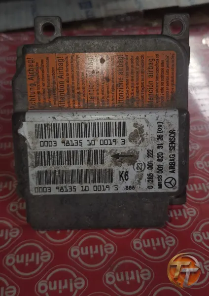 Mercedes-Benz Parça adı: MRS3 Airbag / Hava Yastığı Kontrol Beyni Oem kodu: A001 820 31 26 (Bosch: 0 285 001 222) Uyumlu araç modelleri: Mercedes C Serisi: W202 / S202 [1997 – 2001] Mercedes E Serisi: W210 / S210 [1997 – 2002] Mercedes CLK Serisi: C208 /